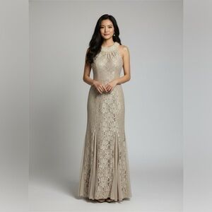 Vintage R&M Richard’s Lace Pearl Gown